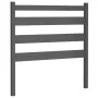 Solid gray pine wood bed headboard 96x4x100 cm by vidaXL, Headboards and footboards - Ref: Foro24-818402, Price: 31,21 €, Dis...