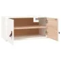 Solid white pine wood wall cabinet 60x30x30 cm by vidaXL, Shelves and shelves - Ref: Foro24-818367, Price: 58,27 €, Discount: %