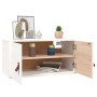 Massiver Wandschrank aus weißem Kiefernholz, 60 x 30 x 30 cm von vidaXL, Regale und Regale - Ref: Foro24-818367, Preis: 58,27...