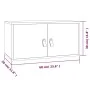 Massiver Wandschrank aus weißem Kiefernholz, 60 x 30 x 30 cm von vidaXL, Regale und Regale - Ref: Foro24-818367, Preis: 57,39...