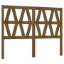 Bettkopfteil aus massivem Kiefernholz in Honigbraun, 146 x 4 x 100 cm von vidaXL, Kopf- und Fußteile - Ref: Foro24-818623, Pr...