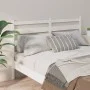Bettkopfteil aus massivem weißem Kiefernholz, 206 x 4 x 100 cm von vidaXL, Kopf- und Fußteile - Ref: Foro24-818441, Preis: 48...