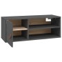 Wandschränke 2 Stück massives graues Kiefernholz 80x30x30 cm von vidaXL, Regale und Regale - Ref: Foro24-818390, Preis: 77,92...