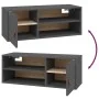 Wall cabinets 2 pcs solid gray pine wood 80x30x30 cm by vidaXL, Shelves and shelves - Ref: Foro24-818390, Price: 77,92 €, Dis...