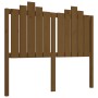Bettkopfteil aus massivem Kiefernholz in Honigbraun, 126 x 4 x 110 cm von vidaXL, Kopf- und Fußteile - Ref: Foro24-818463, Pr...