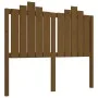 Bettkopfteil aus massivem Kiefernholz in Honigbraun, 126 x 4 x 110 cm von vidaXL, Kopf- und Fußteile - Ref: Foro24-818463, Pr...