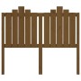 Bettkopfteil aus massivem Kiefernholz in Honigbraun, 126 x 4 x 110 cm von vidaXL, Kopf- und Fußteile - Ref: Foro24-818463, Pr...
