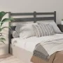 Bettkopfteil aus massivem grauem Kiefernholz, 141 x 4 x 100 cm von vidaXL, Kopf- und Fußteile - Ref: Foro24-818417, Preis: 31...