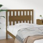 Solid pine wood bed headboard honey brown 105.5x4x100 cm by vidaXL, Headboards and footboards - Ref: Foro24-818558, Price: 52...