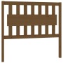 Solid pine wood bed headboard honey brown 105.5x4x100 cm by vidaXL, Headboards and footboards - Ref: Foro24-818558, Price: 52...