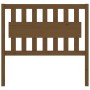 Bettkopfteil aus massivem Kiefernholz in Honigbraun, 105,5 x 4 x 100 cm von vidaXL, Kopf- und Fußteile - Ref: Foro24-818558, ...