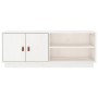 Mueble de TV de madera maciza de pino blanco 105x34x40 cm de vidaXL, Muebles TV - Ref: Foro24-818221, Precio: 63,39 €, Descue...