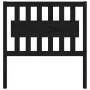 Solid black pine wood bed headboard 95.5x4x100 cm by vidaXL, Headboards and footboards - Ref: Foro24-818554, Price: 28,70 €, ...