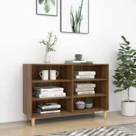 Oak brown engineered wood sideboard 103.5x35x70 cm by vidaXL, Sideboards - Ref: Foro24-813184, Price: 68,93 €, Discount: %