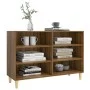 Oak brown engineered wood sideboard 103.5x35x70 cm by vidaXL, Sideboards - Ref: Foro24-813184, Price: 68,93 €, Discount: %