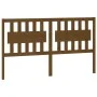 Solid pine wood bed headboard honey brown 155.5x4x100 cm by vidaXL, Headboards and footboards - Ref: Foro24-818578, Price: 60...