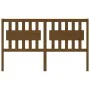 Solid pine wood bed headboard honey brown 155.5x4x100 cm by vidaXL, Headboards and footboards - Ref: Foro24-818578, Price: 60...
