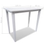 Bartisch und 4 Barhocker aus weißem Holz von vidaXL, Möbelsets für Küchen und Esszimmer - Ref: Foro24-271832, Preis: 438,81 €...