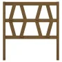 Bettkopfteil aus massivem Kiefernholz in Honigbraun, 81 x 4 x 100 cm von vidaXL, Kopf- und Fußteile - Ref: Foro24-818598, Pre...