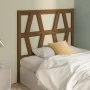 Bettkopfteil aus massivem Kiefernholz in Honigbraun, 81 x 4 x 100 cm von vidaXL, Kopf- und Fußteile - Ref: Foro24-818598, Pre...