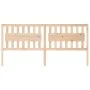 Solid pine wood bed headboard 205.5x4x100 cm by vidaXL, Headboards and footboards - Ref: Foro24-818590, Price: 67,99 €, Disco...