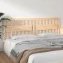 Solid pine wood bed headboard 205.5x4x100 cm by vidaXL, Headboards and footboards - Ref: Foro24-818590, Price: 67,99 €, Disco...
