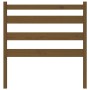 Honey brown solid pine wood bed headboard 81x4x100 cm by vidaXL, Headboards and footboards - Ref: Foro24-818398, Price: 30,02...