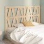 Bettkopfteil aus massivem Kiefernholz, 126 x 4 x 100 cm von vidaXL, Kopf- und Fußteile - Ref: Foro24-818610, Preis: 44,56 €, ...