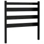Solid black pine wood bed headboard 96x4x100 cm by vidaXL, Headboards and footboards - Ref: Foro24-818404, Price: 21,86 €, Di...