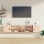 Wandschränke 2 Stk. aus massivem Kiefernholz 80x30x30 cm von vidaXL, Regale und Regale - Ref: Foro24-818386, Preis: 89,71 €, ...