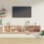 Wandschränke 2 Stk. aus massivem Kiefernholz 80x30x30 cm von vidaXL, Regale und Regale - Ref: Foro24-818386, Preis: 89,71 €, ...