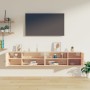 Wandschränke 2 Stk. aus massivem Kiefernholz 80x30x30 cm von vidaXL, Regale und Regale - Ref: Foro24-818386, Preis: 91,04 €, ...