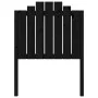 Cabecero de cama madera maciza de pino negro 81x4x110 cm de vidaXL, Cabeceros y pies de cama - Ref: Foro24-818449, Precio: 41...