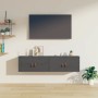 Wandschränke 2 Stück massives graues Kiefernholz 60x30x30 cm von vidaXL, Regale und Regale - Ref: Foro24-818370, Preis: 96,00...