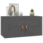 Wandschränke 2 Stück massives graues Kiefernholz 60x30x30 cm von vidaXL, Regale und Regale - Ref: Foro24-818370, Preis: 94,74...
