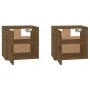Wandschränke 2 Stück honigbraunes Kiefernholz 31,5x30x30 cm von vidaXL, Regale und Regale - Ref: Foro24-818362, Preis: 66,32 ...