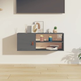 Solid pine wood wall cabinet 80x30x30 cm by vidaXL, Shelves and shelves - Ref: Foro24-818389, Price: 65,56 €, Discount: %
