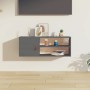 Hängeschrank aus massivem Kiefernholz grau 80x30x30 cm von vidaXL, Regale und Regale - Ref: Foro24-818389, Preis: 65,56 €, Ra...