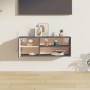 Hängeschrank aus massivem Kiefernholz grau 80x30x30 cm von vidaXL, Regale und Regale - Ref: Foro24-818389, Preis: 65,56 €, Ra...