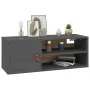 Hängeschrank aus massivem Kiefernholz grau 80x30x30 cm von vidaXL, Regale und Regale - Ref: Foro24-818389, Preis: 64,67 €, Ra...