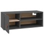 Hängeschrank aus massivem Kiefernholz grau 80x30x30 cm von vidaXL, Regale und Regale - Ref: Foro24-818389, Preis: 65,56 €, Ra...