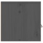 Hängeschrank aus massivem Kiefernholz grau 80x30x30 cm von vidaXL, Regale und Regale - Ref: Foro24-818389, Preis: 65,56 €, Ra...