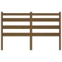 Cabecero de cama madera maciza de pino marrón miel 156x4x100 cm de vidaXL, Cabeceros y pies de cama - Ref: Foro24-818428, Pre...