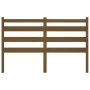 Honey brown solid pine wood bed headboard 206x4x100 cm by vidaXL, Headboards and footboards - Ref: Foro24-818443, Price: 34,1...