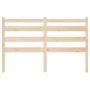 Bettkopfteil aus massivem Kiefernholz, 126 x 4 x 100 cm von vidaXL, Kopf- und Fußteile - Ref: Foro24-818410, Preis: 27,18 €, ...
