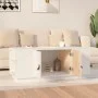 Couchtisch aus massivem weißem Kiefernholz, 100 x 50 x 41 cm von vidaXL, Couchtisch - Ref: Foro24-818256, Preis: 87,25 €, Rab...