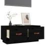 Massiver TV-Schrank aus schwarzem Kiefernholz, 80 x 34 x 35 cm von vidaXL, TV-Möbel - Ref: Foro24-818244, Preis: 71,24 €, Rab...