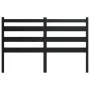 Cabecero de cama madera maciza de pino negro 166x4x100 cm de vidaXL, Cabeceros y pies de cama - Ref: Foro24-818434, Precio: 3...