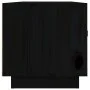 Massiver TV-Schrank aus schwarzem Kiefernholz, 80 x 34 x 35 cm von vidaXL, TV-Möbel - Ref: Foro24-818244, Preis: 71,24 €, Rab...