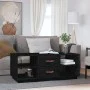 Couchtisch aus massivem schwarzem Kiefernholz, 100 x 50 x 41 cm von vidaXL, Couchtisch - Ref: Foro24-818274, Preis: 93,05 €, ...